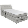 BOXSPRINGBETT 120/200 cm  in Silberfarben  - Silberfarben, Design, Kunststoff/Textil (120/200cm) - Esposa