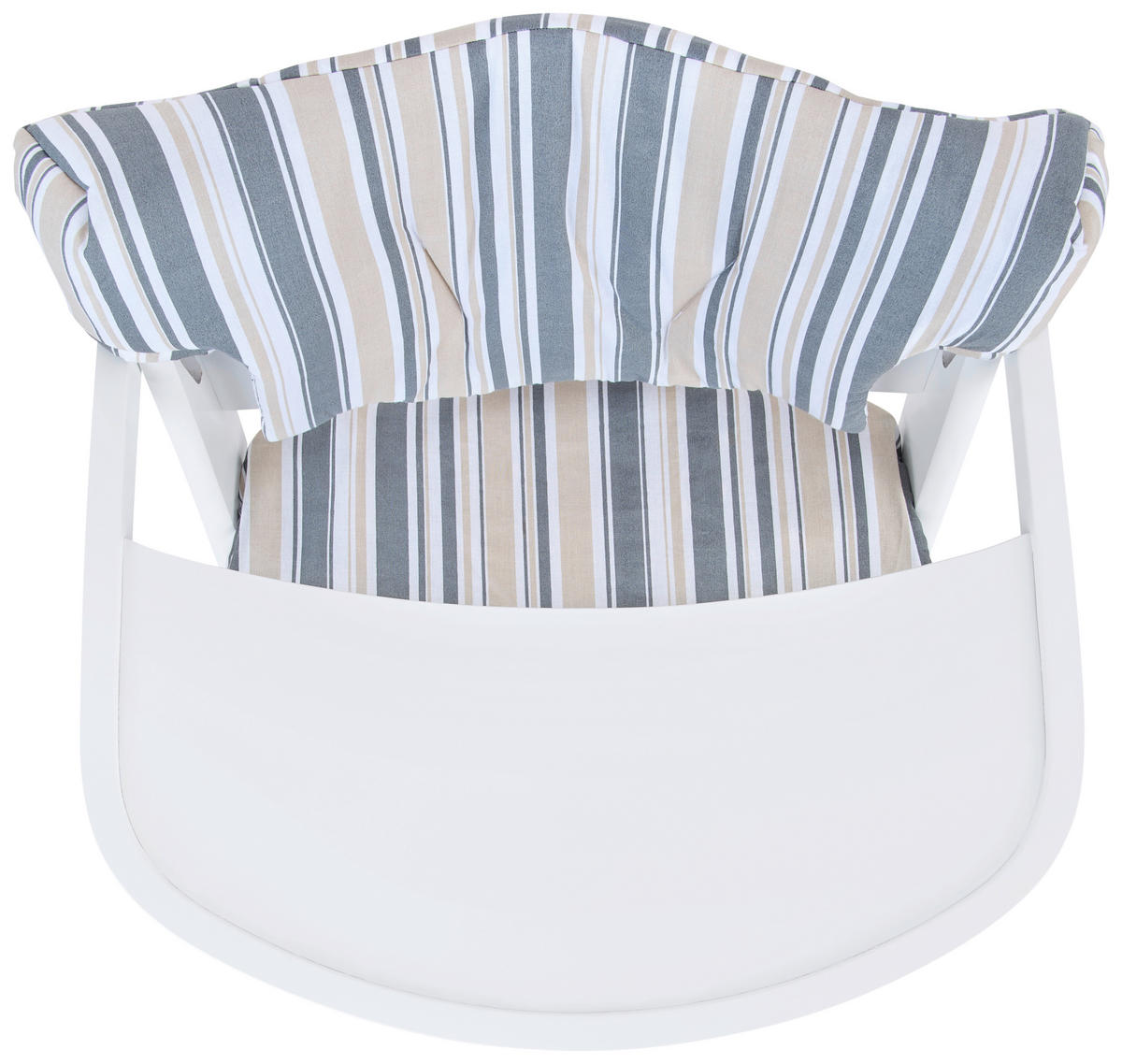 HOCHSTUHLEINLAGE LUNCH  - Beige/Weiß, Basics, Textil (25/50cm) - My Baby Lou