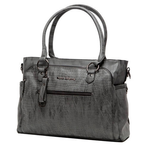 PREVIJALNA TORBA  Little Company  30/40/12 cm         antracit  - antracit, Trend, umetna masa/tekstil (30/40/12cm)