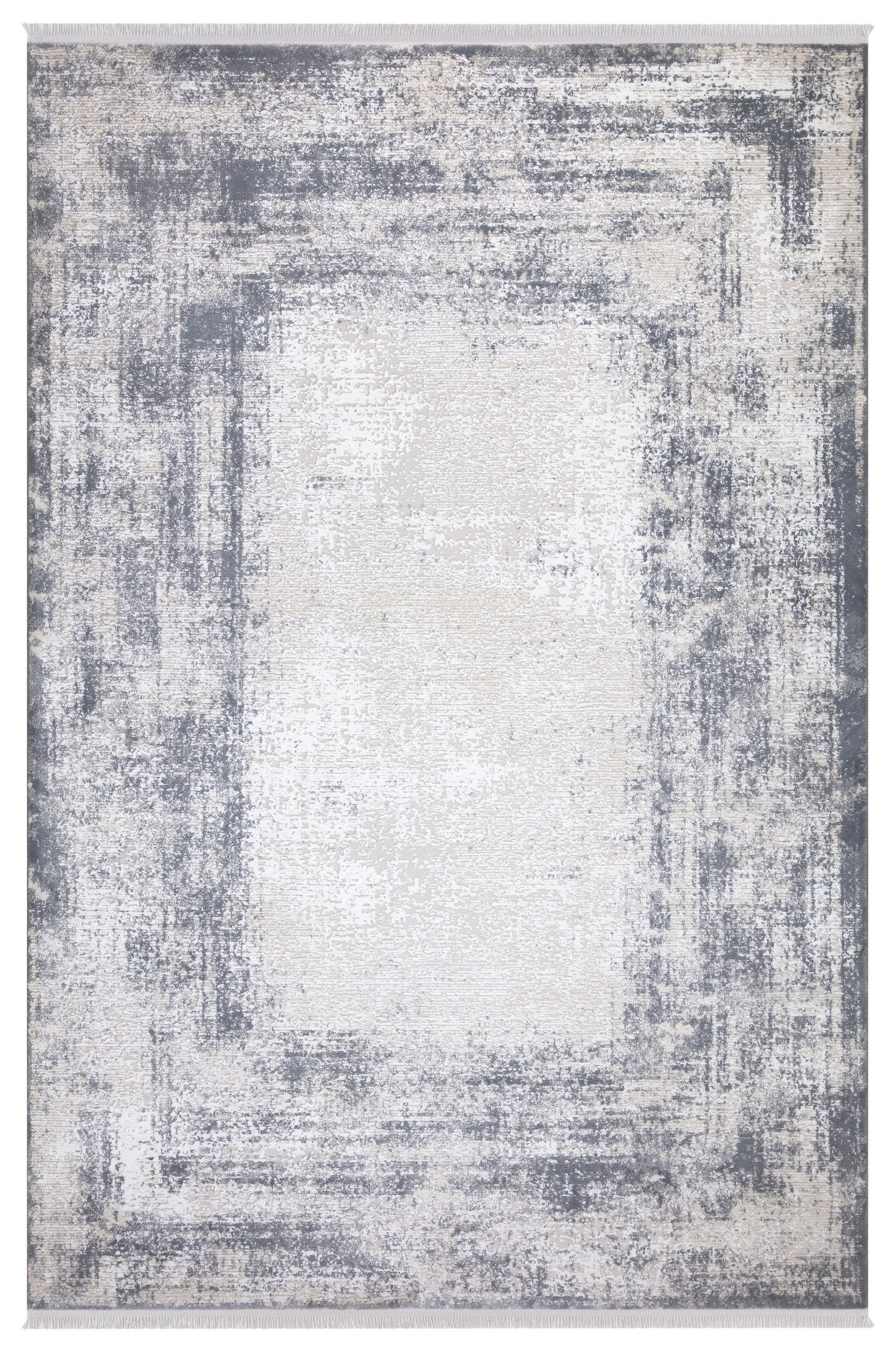 VINTAGE-TEPPICH 160/230 cm Lotus Grau  - Grau, LIFESTYLE, Textil (160/230cm) - Novel