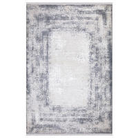 VINTAGE-TEPPICH 160/230 cm Lotus Grau  - Grau, LIFESTYLE, Textil (160/230cm) - Novel