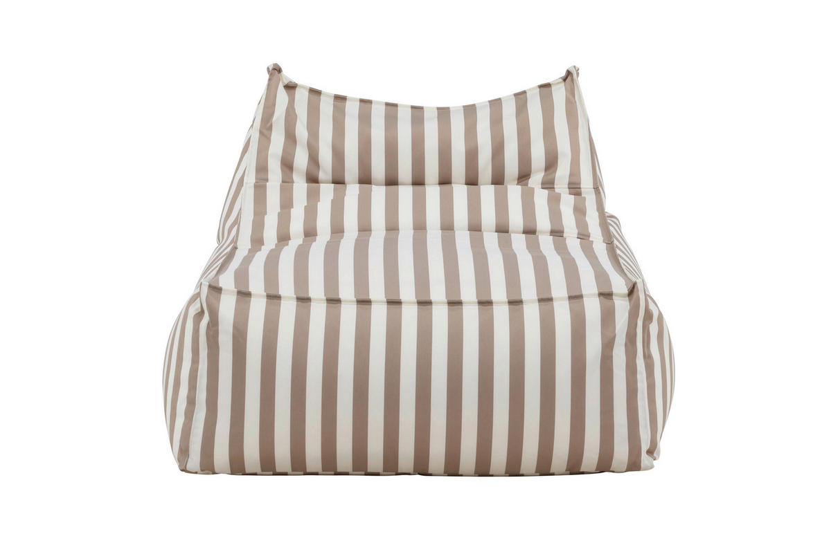 LOUNGESESSEL  - Beige/Weiß, MODERN, Textil (90/83/118cm)