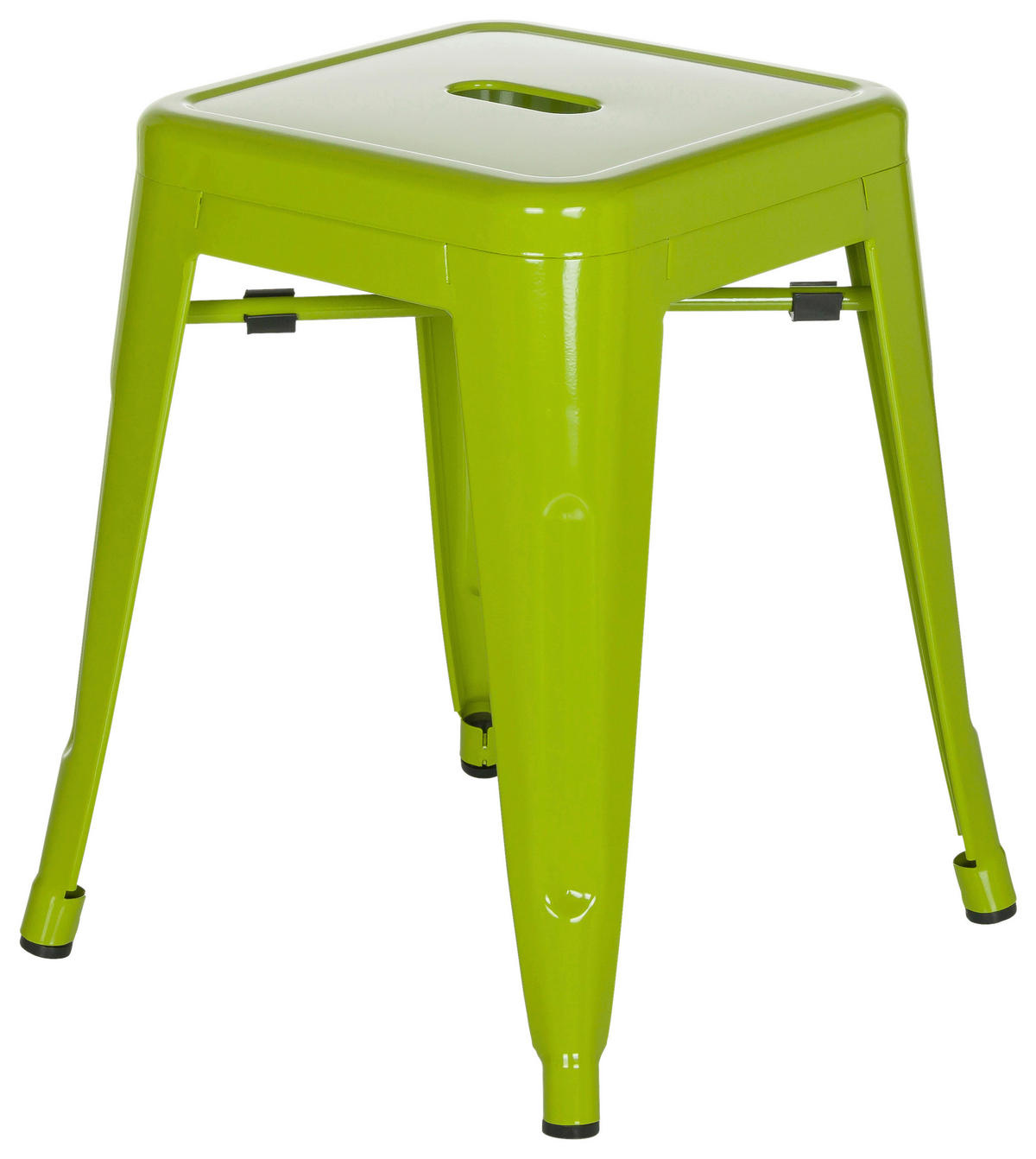 HOCKER Grün  - Grün, Basics, Metall (39/46/39cm) - MID.YOU