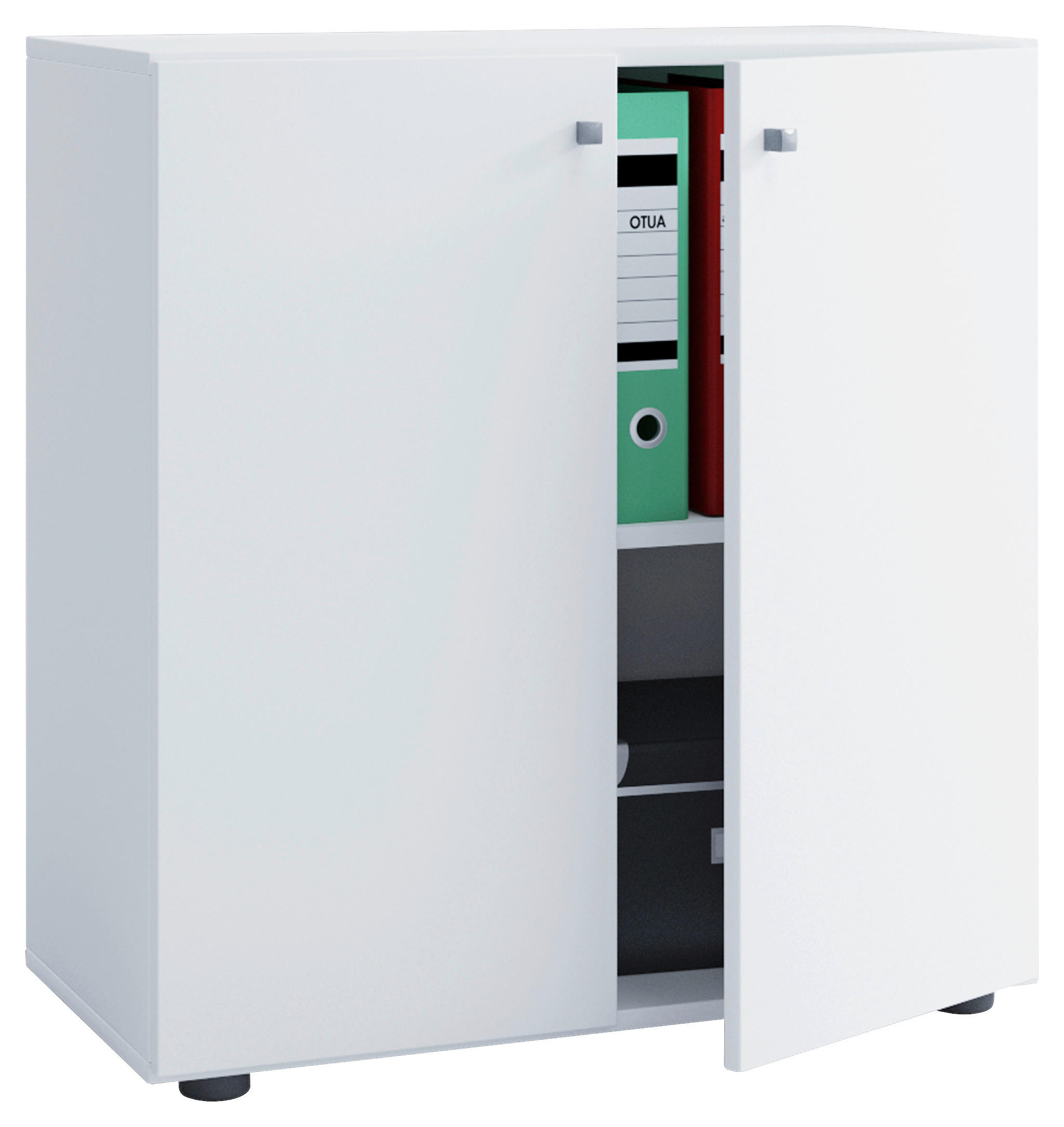 AKTENSCHRANK 70/74/39 cm  - Weiss, Basics, Holzwerkstoff (70/74/39cm) - MID.YOU