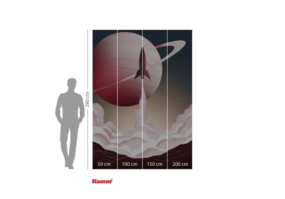 FOTOTAPET 200/280 cm  - multicolor, Trend, papper (200/280cm)
