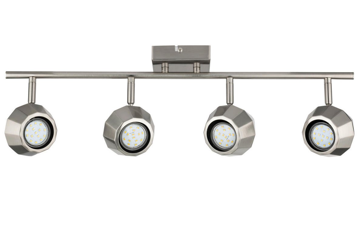 DECKENLEUCHTE 70/11/18 cm  - Nickelfarben, Trend, Metall (70/11/18cm) - Collett's Monde