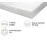 KOMFORTSCHAUMMATRATZE 140/200 cm 17 cm - Weiß, Basics, Textil (140/200cm) - Carryhome
