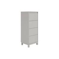HIGHBOARD Olli Highboard 4S  in  - Grau, Basics, Holzwerkstoff (48,4/119,7/40,1cm) - Paidi