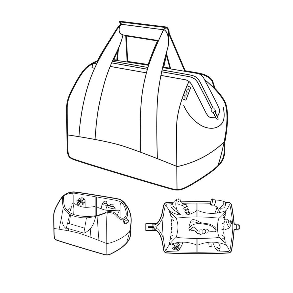 CESTOVNÍ TAŠKA 30 l - černá, Basics, textil (48/39,5/29cm) - Reisenthel