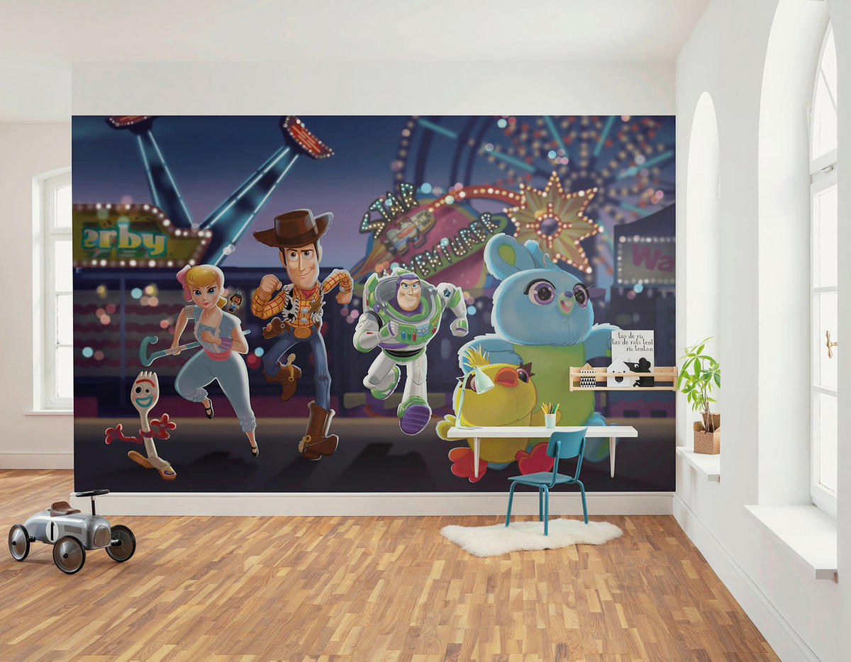 FOTOTAPETE - Multicolor, Design, Textil (400/250cm) - Disney