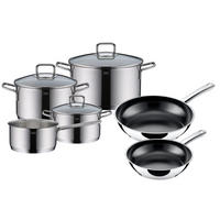 KOCHTOPFSET Extra Cook 6-teilig  - Edelstahlfarben, Basics, Metall (57/32,5/30,5cm) - Silit