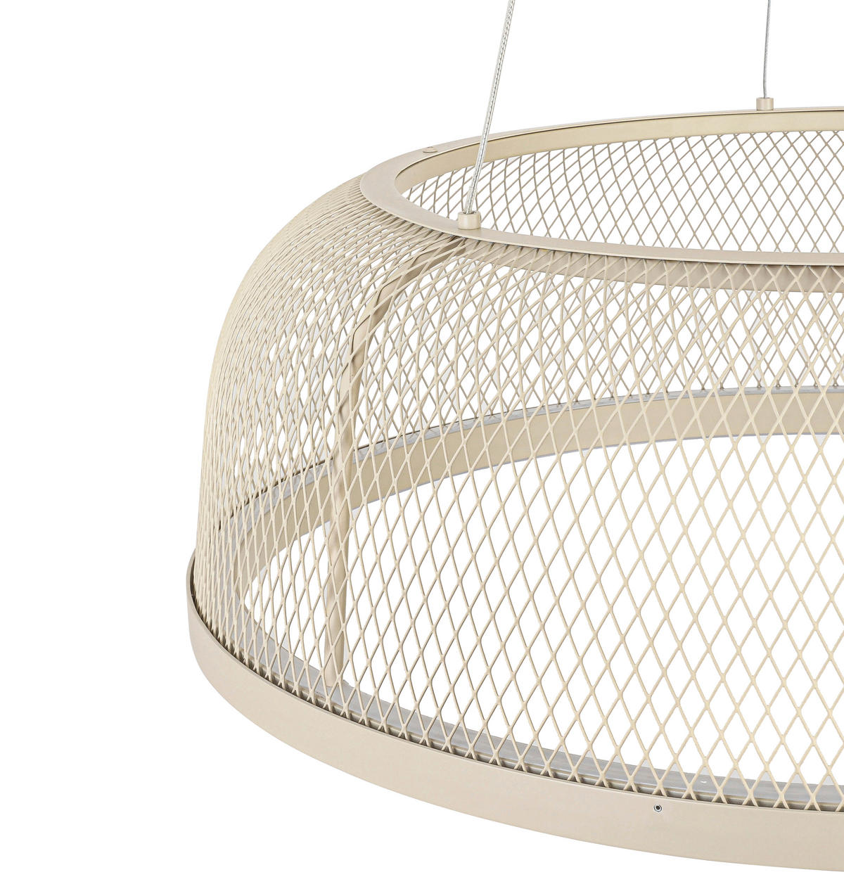 ZÁVĚSNÉ LED SVÍTIDLO, 60,5/175,5 cm  - pískové barvy, Design, kov/plast (60,5/175,5cm) - Novel