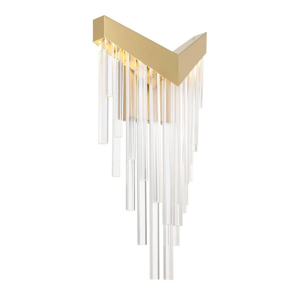 LED-WANDLEUCHTE Eurofase 25,7/50,8/12,8 cm   - Goldfarben, KONVENTIONELL, Kunststoff/Metall (25,7/50,8/12,8cm) - Elstead Lighting