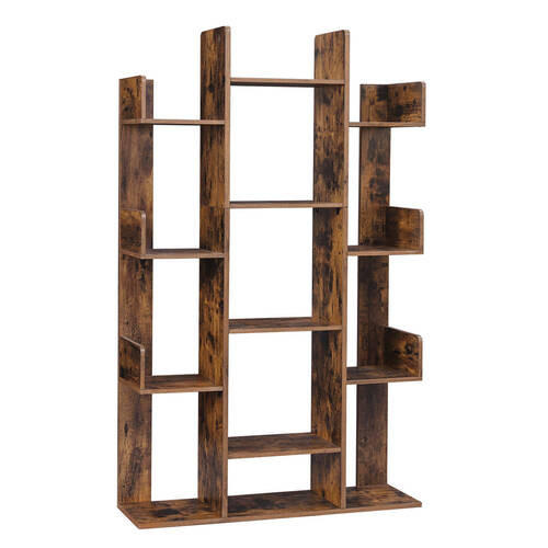 BÜCHERWAND Braun  - Braun, Basics, Holzwerkstoff (86/140/25cm) - Boxxx