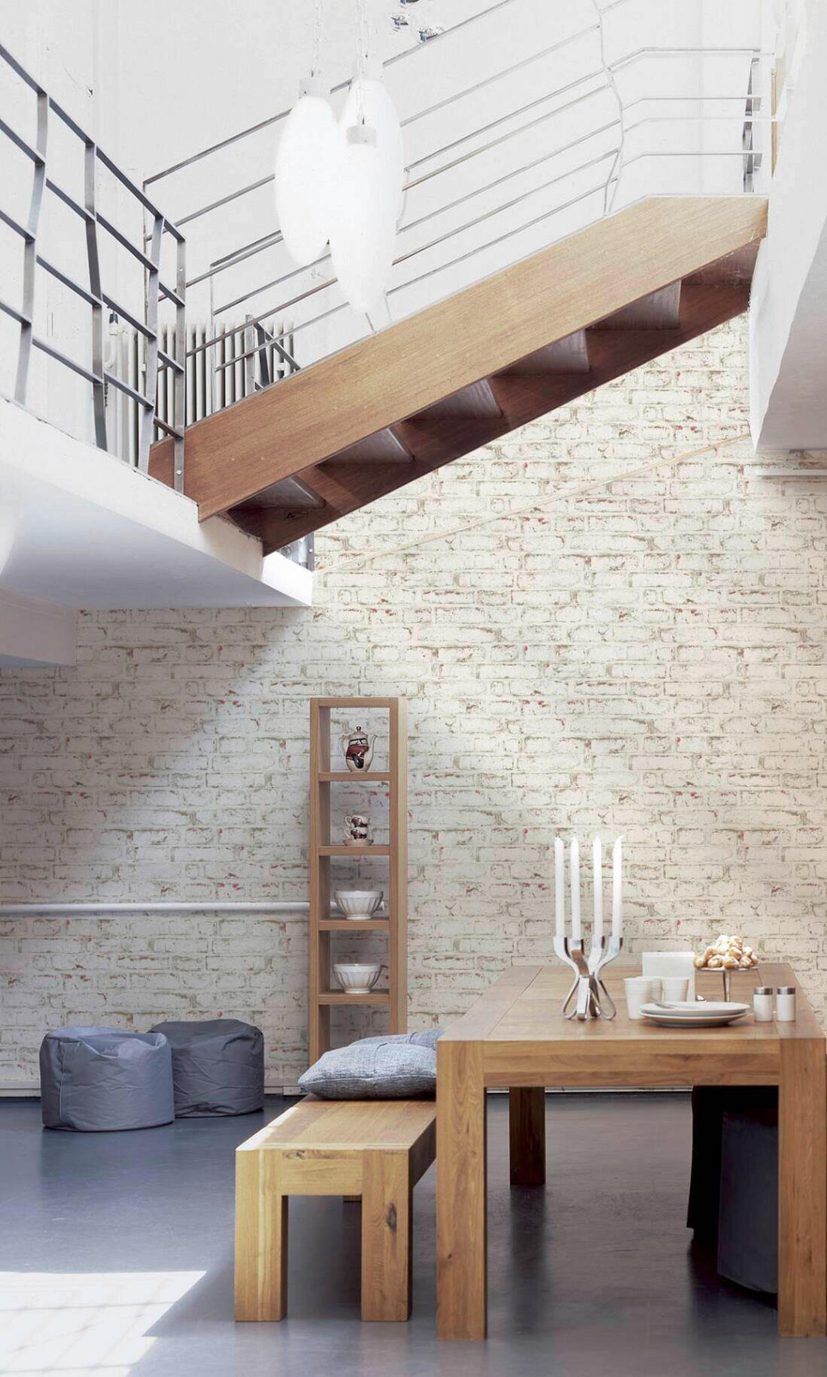 TAPETA VINILNA  crvena, bijela, bež  - bijela/bež, Design, papir (53*1000cm)