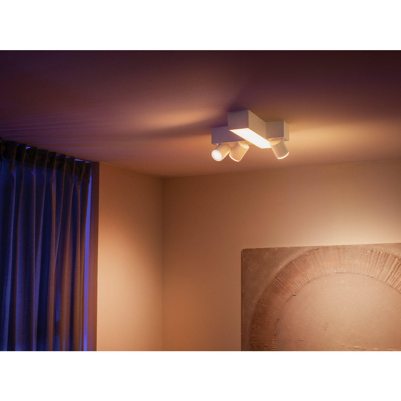 LED-DECKENLEUCHTE 40,8/33,6/12,7 cm    - Weiß, Basics, Metall (40,8/33,6/12,7cm) - Philips HUE
