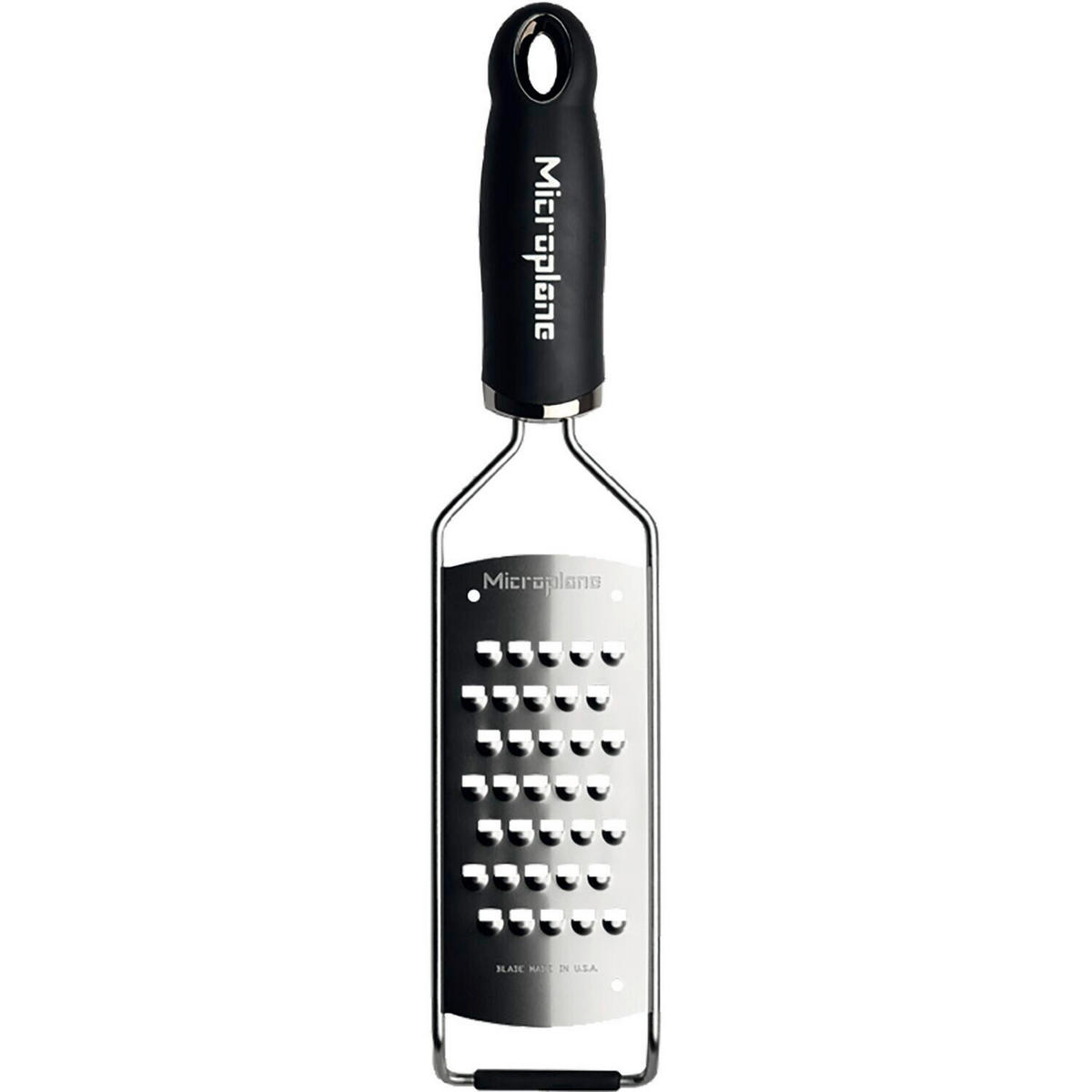 GOURMETREIBE SEHR GROB - Schwarz, Basics, Metall (7,5/3/31,2cm) - MICROPLANE