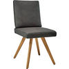 STUHL  in Mikrofaser Textil, Holzwerkstoff  - Eichefarben/Grau, Design, Holzwerkstoff/Textil (46/94/58cm) - Dieter Knoll