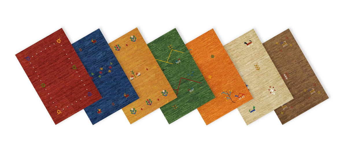 ORIENTÁLIS SZŐNYEG Alkatif Nomad  Indo Gabbe Pushtie - EXCL.  - többszínű, Lifestyle, textil (40/60cm) - Cazaris