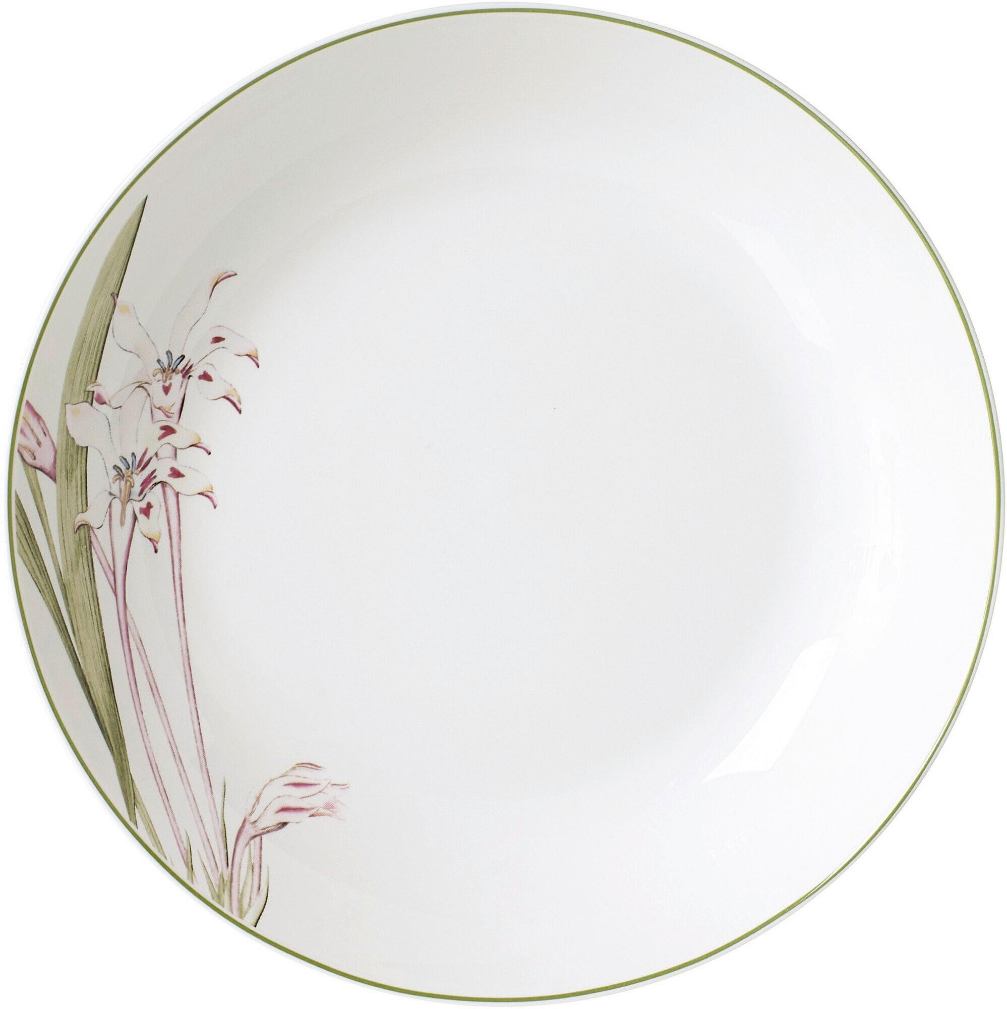 HLUBOKÝ TALÍŘ porcelán keramika 20 cm - bílá/zelená, Trend, keramika (20cm) - Ritzenhoff Breker