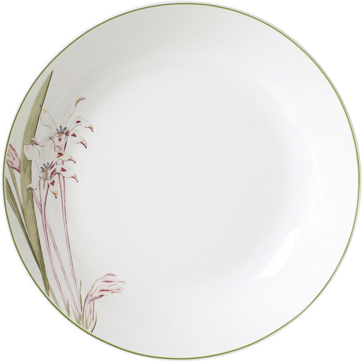 HLBOKÝ TANIER porcelán keramika 20 cm - biela/zelená, Trend, keramika (20cm) - Ritzenhoff Breker