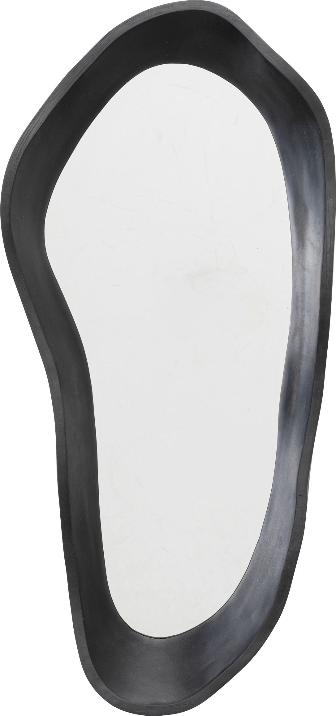 WANDSPIEGEL 29/61/7 cm    in Freiform  - Schwarz, Glas/Kunststoff (29/61/7cm) - Kare-Design