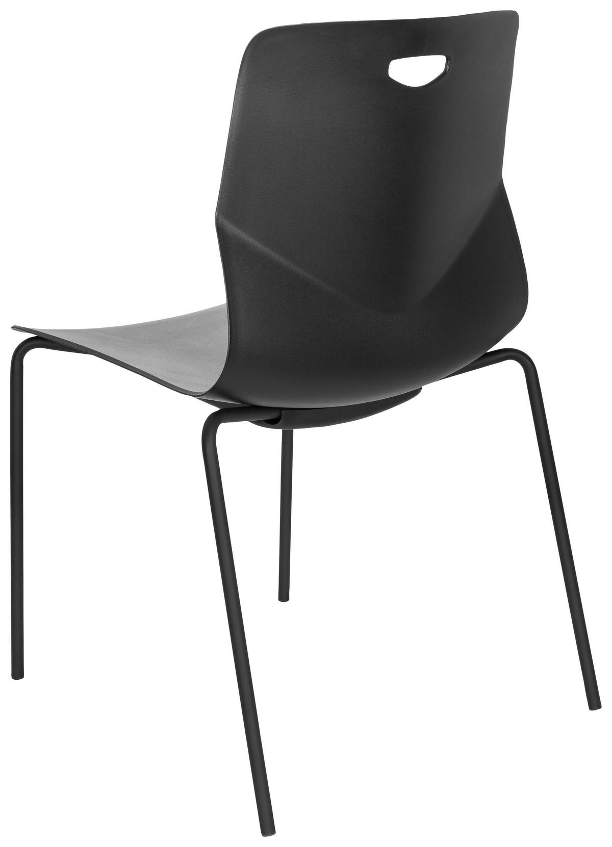 KONFERENČNÍ ŽIDLE - černá, Moderní, kov/plast (46/87/55cm) - MID.YOU