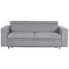 SCHLAFSOFA Flachgewebe Hellgrau  - Hellgrau/Schwarz, KONVENTIONELL, Kunststoff/Textil (206/83/100cm) - Livetastic
