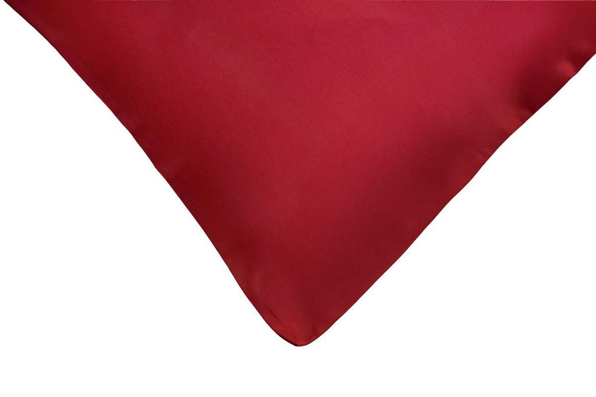 BETTWÄSCHE 2-teilig Elegant - Claret Red Satin  - Multicolor, Basics, Textil (135/200cm) - X-Mas