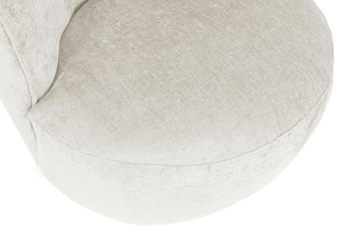 FÅTÖLJ i textil beige  - beige/svart, Modern, metall/textil (77/81/85cm) - MID.YOU