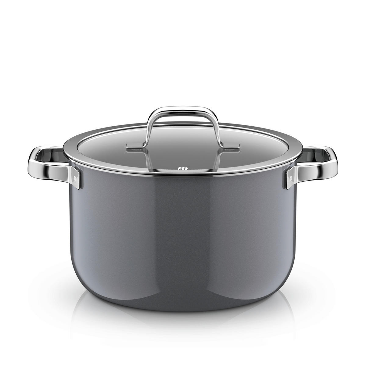 KOCHTOPFSET Fusiontec Mineral 4-teilig  - Grau, Basics, Metall (60/30/33cm) - WMF
