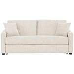 SCHLAFSOFA Webstoff Creme  - Creme/Schwarz, Design, Kunststoff/Textil (186/83/100cm) - Xora