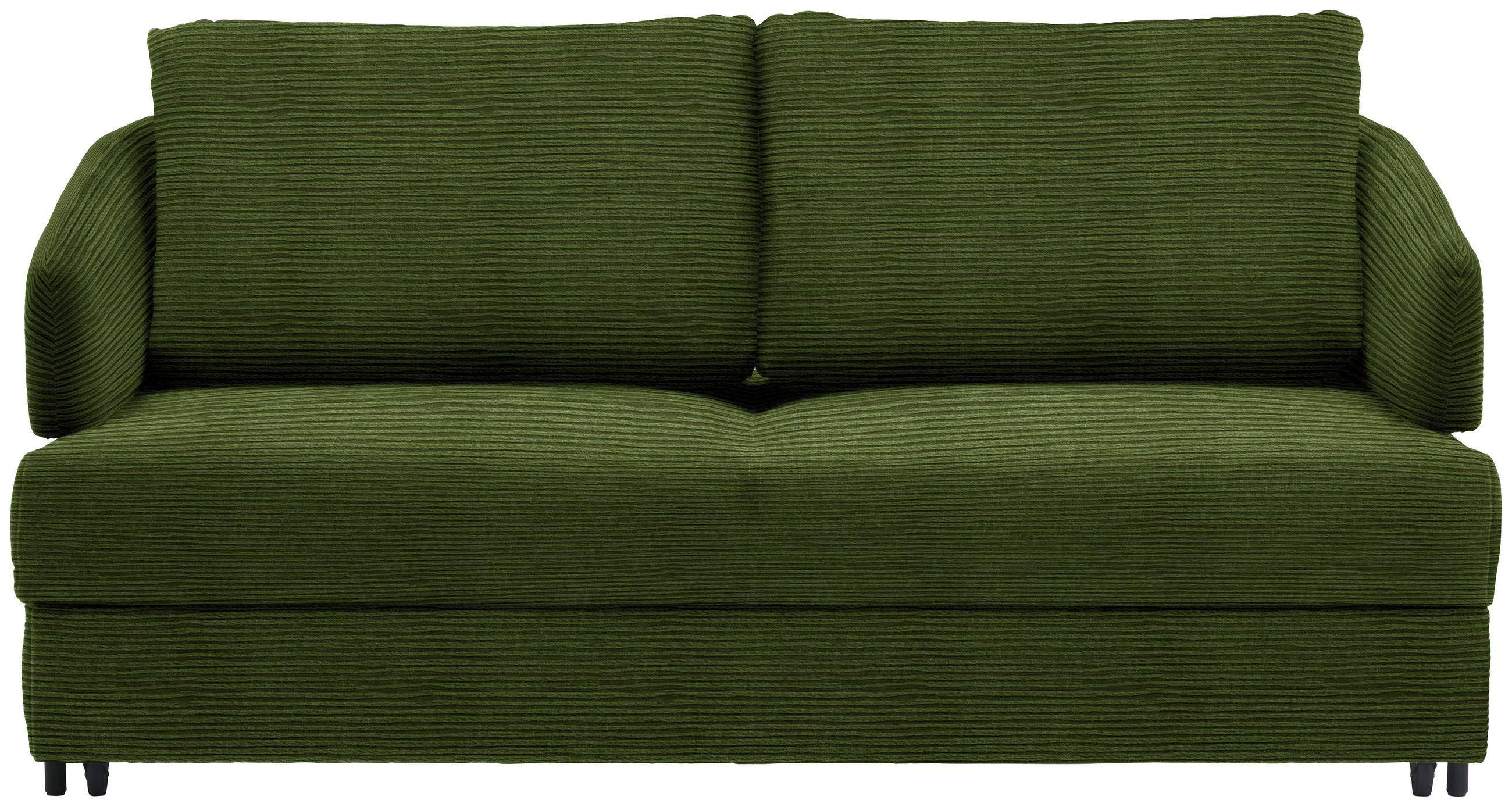 SCHLAFSOFA in Flachgewebe Grün  - Schwarz/Grün, Design, Textil/Metall (172/76-89/112-120cm) - Bali