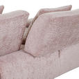 SCHLAFSOFA Chenille Rosa  - Schwarz/Rosa, KONVENTIONELL, Kunststoff/Textil (235-255/80/116-138cm) - Carryhome