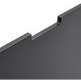 LOWBOARD in 180/58/40 cm - Schwarz/Grau, Design, Holzwerkstoff/Metall (180/58/40cm) - Novel