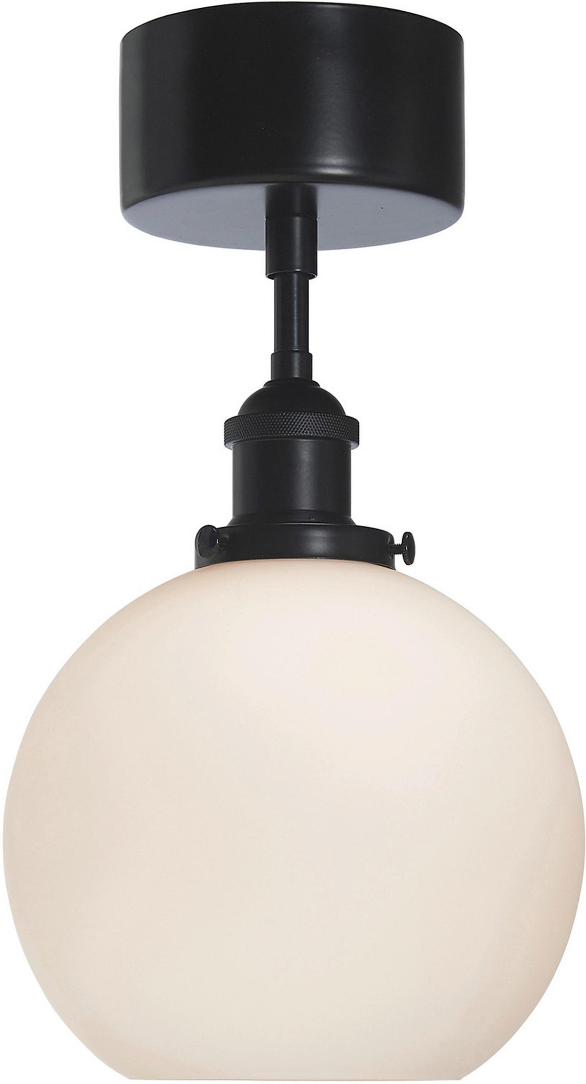 DECKENLEUCHTE PR Home OMEGA 20/36 cm   - Schwarz, Design, Glas (20/36cm)
