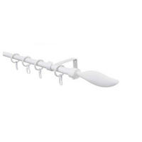 KARNIŠA bijela metal - bijela, Basics, metal (130-240cm) - Gardinia