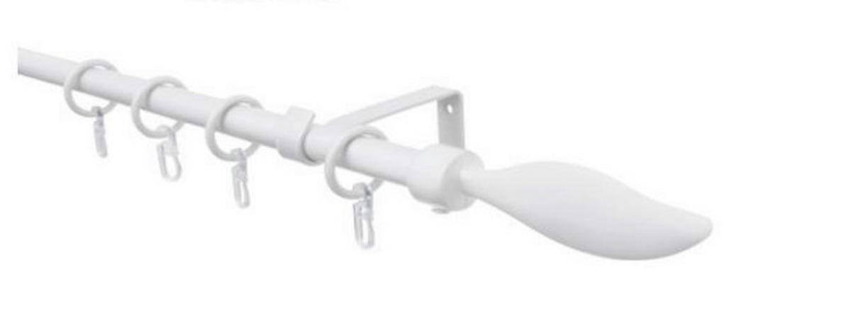 KARNIŠA bijela metal - bijela, Basics, metal (130-240cm) - Gardinia