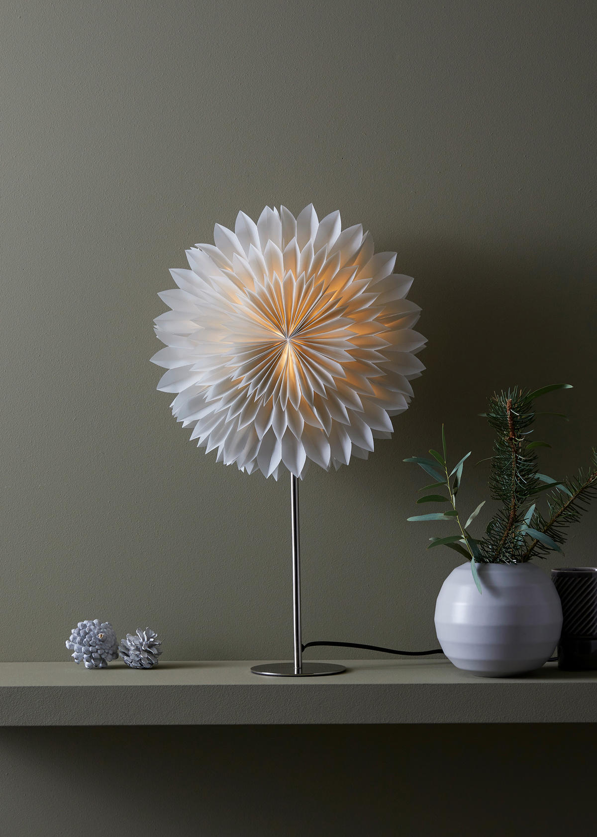 DEKOSTERN - Grau, Basics, Papier (35/63/14cm) - Markslöjd