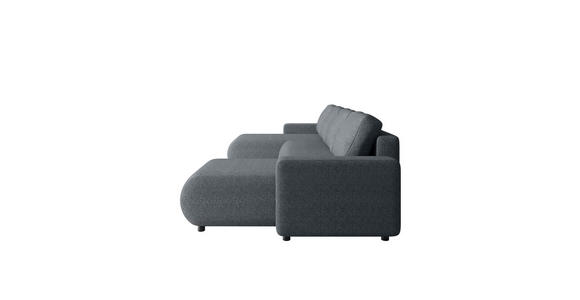 WOHNLANDSCHAFT Anthrazit Webstoff  - Anthrazit/Schwarz, MODERN, Kunststoff/Textil (150/312/150cm) - Xora