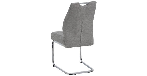 SCHWINGSTUHL in Eisen Cord - Chromfarben/Braun, Design, Textil/Metall (46/96/61.5cm) - Carryhome