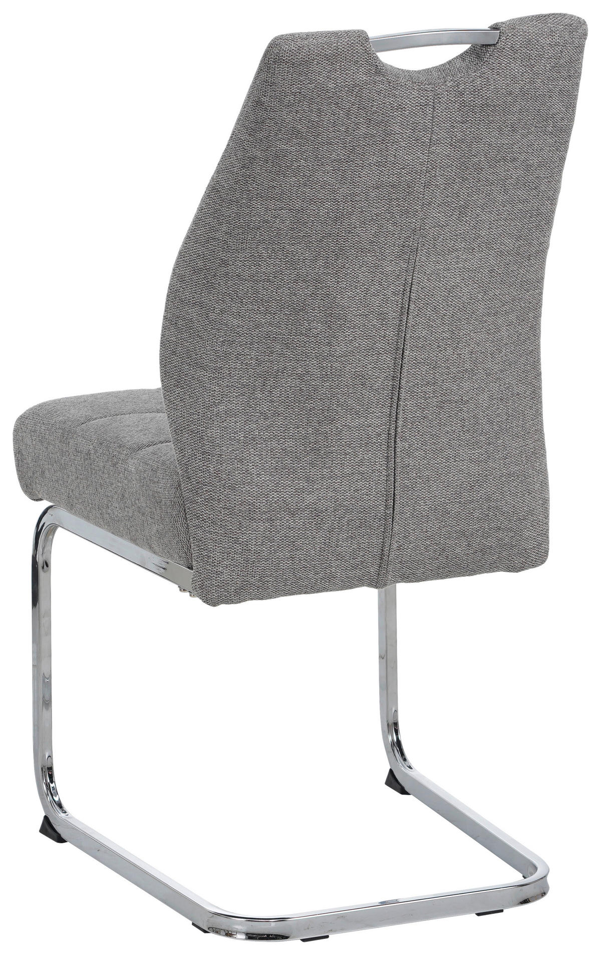 SCHWINGSTUHL  in Eisen Cord  - Chromfarben/Braun, Design, Textil/Metall (46/96/61.5cm) - Carryhome