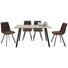 ESSTISCH in Metall, Holzwerkstoff 140/80/75 cm - Eichefarben/Schwarz, Design, Holzwerkstoff/Metall (140/80/75cm) - Carryhome ESSTISCH in Metall, Holzwerkstoff 140/80/75 cm - Eichefarben/Schwarz, Design, Holzwerkstoff/Metall (140/80/75cm) - Carryhome