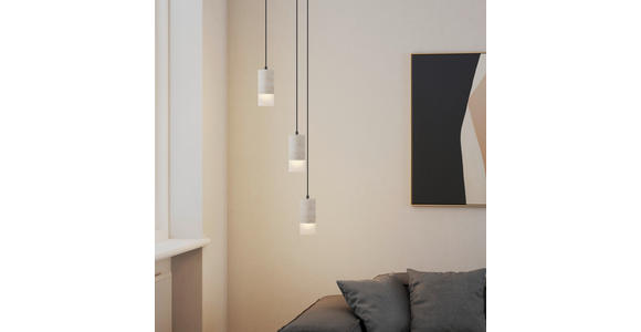 LED-HÄNGELEUCHTE Mimosa 33/150 cm   - Pinienfarben, Design, Kunststoff/Stein (33/150cm) - Dieter Knoll