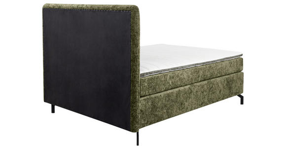 BOXSPRINGBETT 140/200 cm in Grün - Schwarz/Grün, Design, Textil/Metall (140/200cm) - Esposa