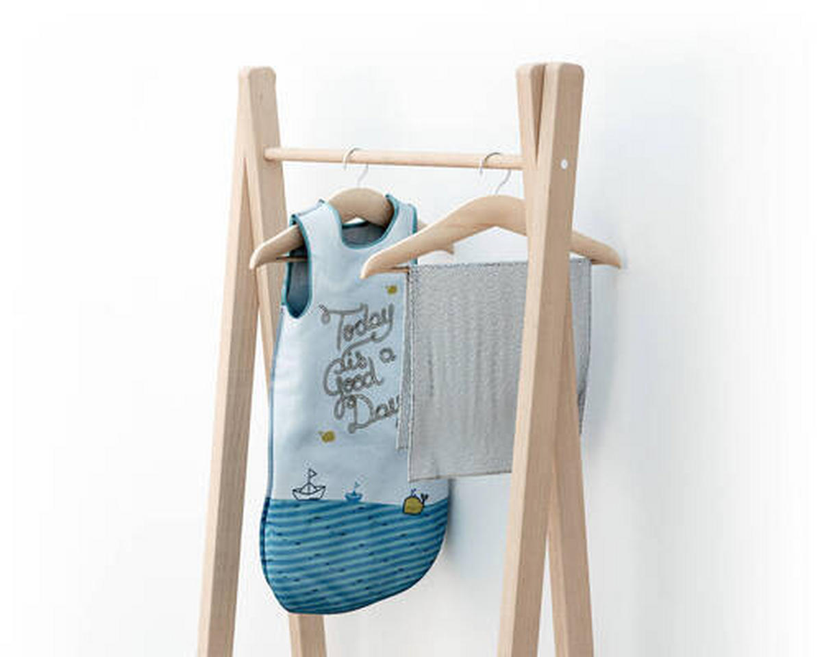 KLEIDERSTÄNDER in Naturfarben   - Naturfarben, Basics, Holz (30/50/130cm) - My Baby Lou
