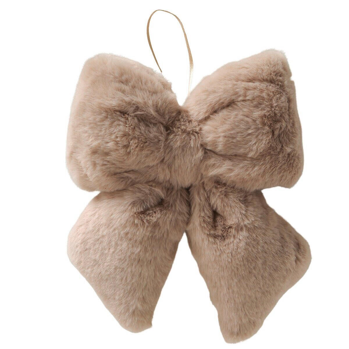 CHRISTBAUMANHÄNGER  - Beige, Basics, Textil (20/6/24cm)