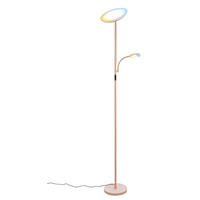 LED ÁLLÓLÁMPA - bézs, Basics, műanyag/fém (26/180cm)