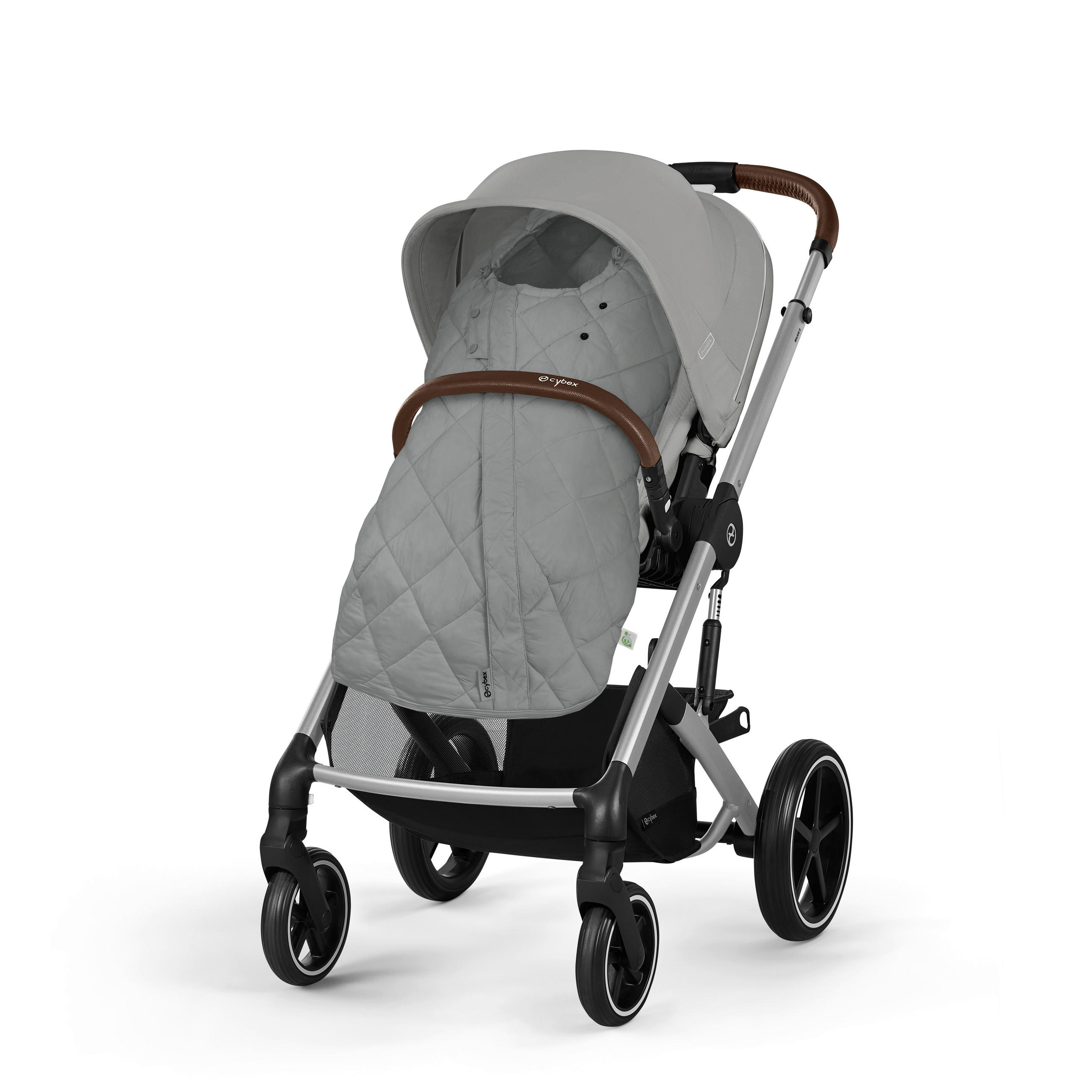 FUßSACK Snogga  - Hellgrau, Basics, Textil (90/50/2cm) - cybex GOLD