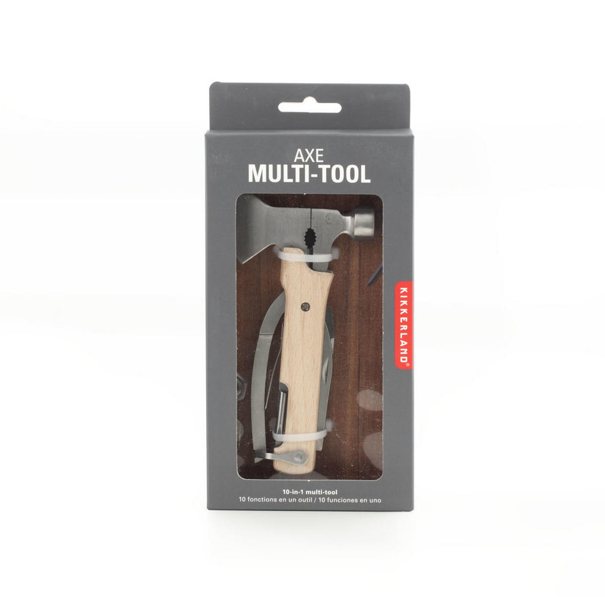 MULTIFUNKČNÍ NÁŘADÍ - barvy buku, Basics, kov/dřevo (10,5/2,5/22cm) - Kikkerland